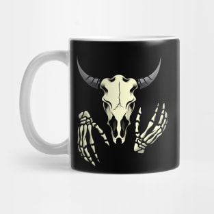 Bull Skull Design Mug